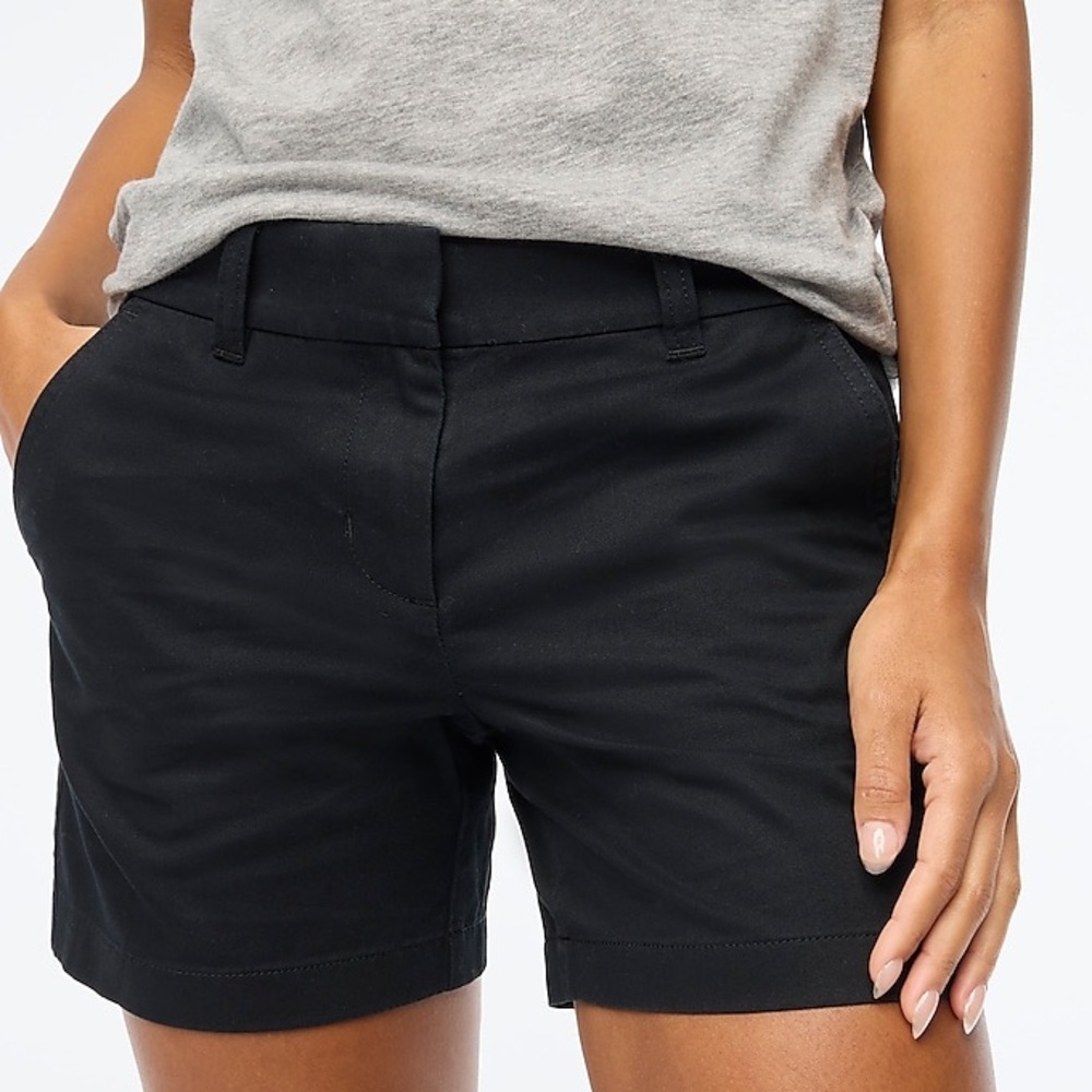 J. Crew Women's Black Bermudas
